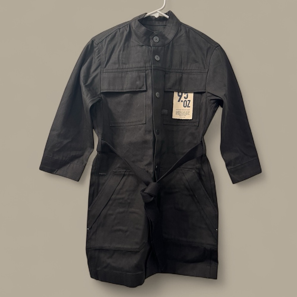 G-Star Kara Periscope Denim Shirt Dress - Black
